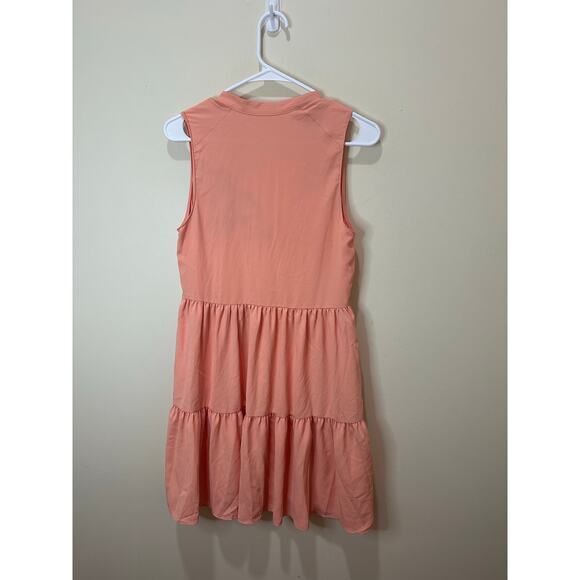 Amanda Uprichard Sz S Rylee Dress in Sunset Peachy Orange Tank Dress Great! - Picture 5 of 6